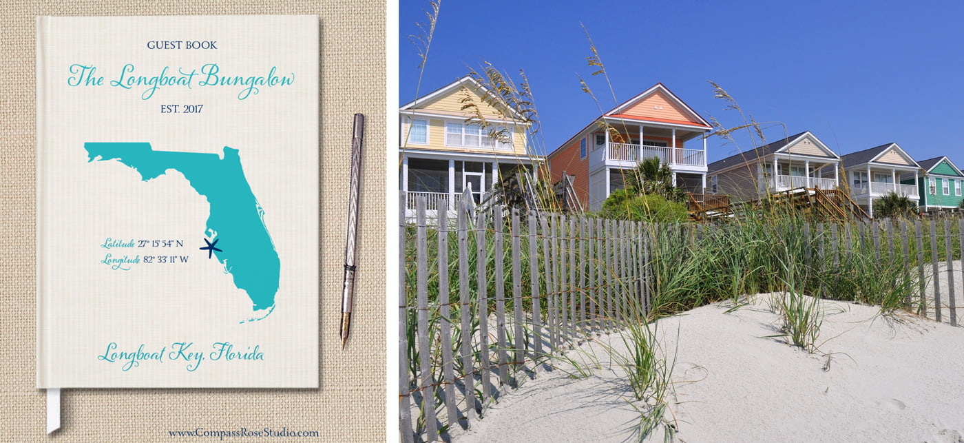 Custom Vacation Home Guest Book Airbnb Welcome Book Housewarming
